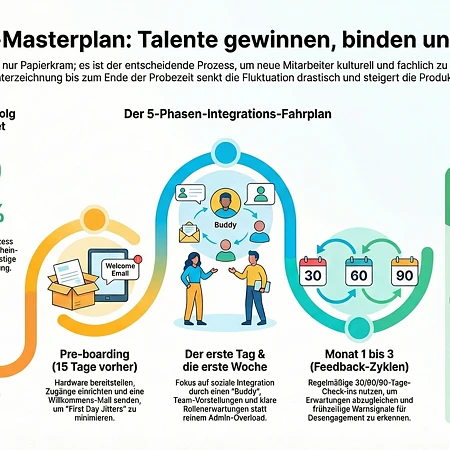 Schaubild zum Thema Onboarding